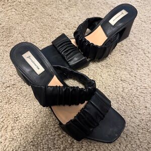 ASOS Black Women's Heels with Ruched Straps